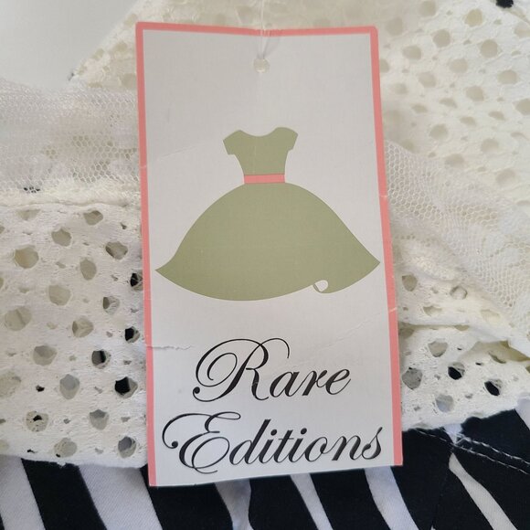 Girls Outfit Set Size 18M White Lace Tunic & Zebra Leggings 2-Piece NWT - Picture 7 of 7